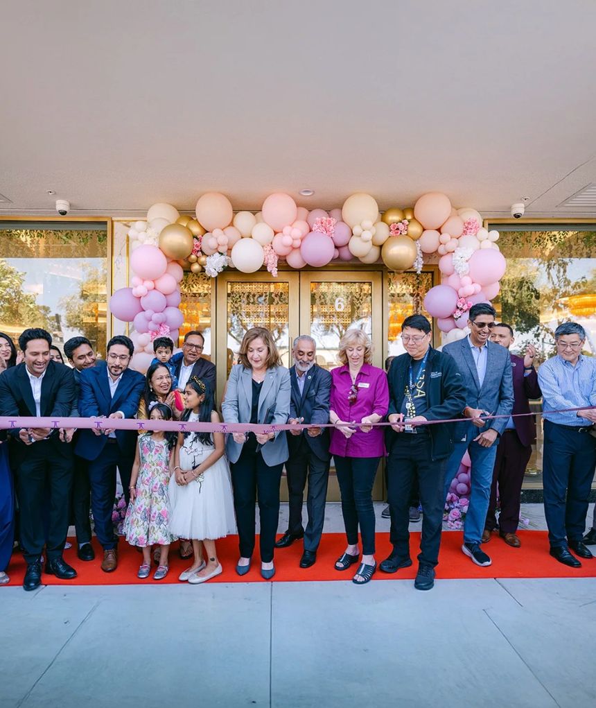 Ribbon-cutting at the Tanishq Santa Clara opening